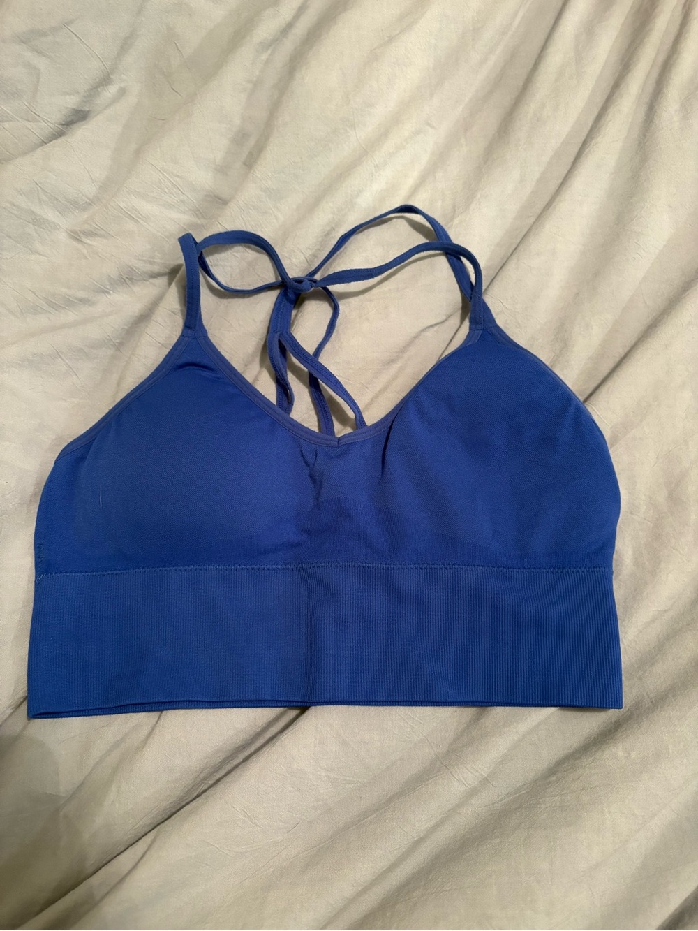 Seamless Strappy Bralette - Royal Blue